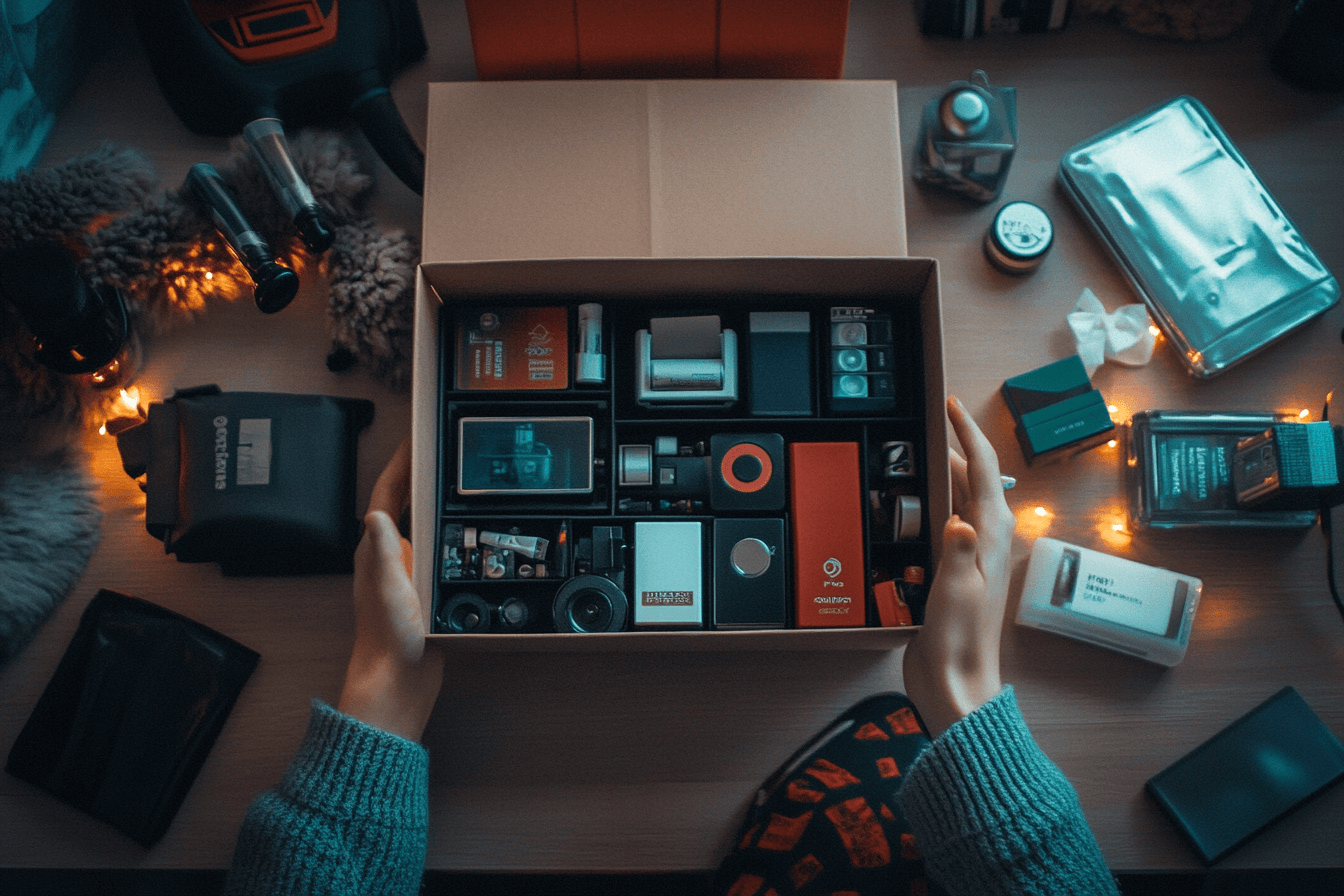 Unboxing mystery box