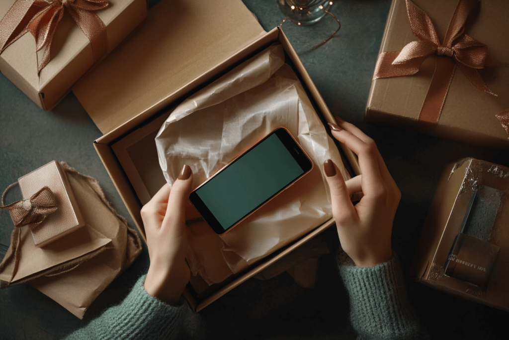 A phone in a box