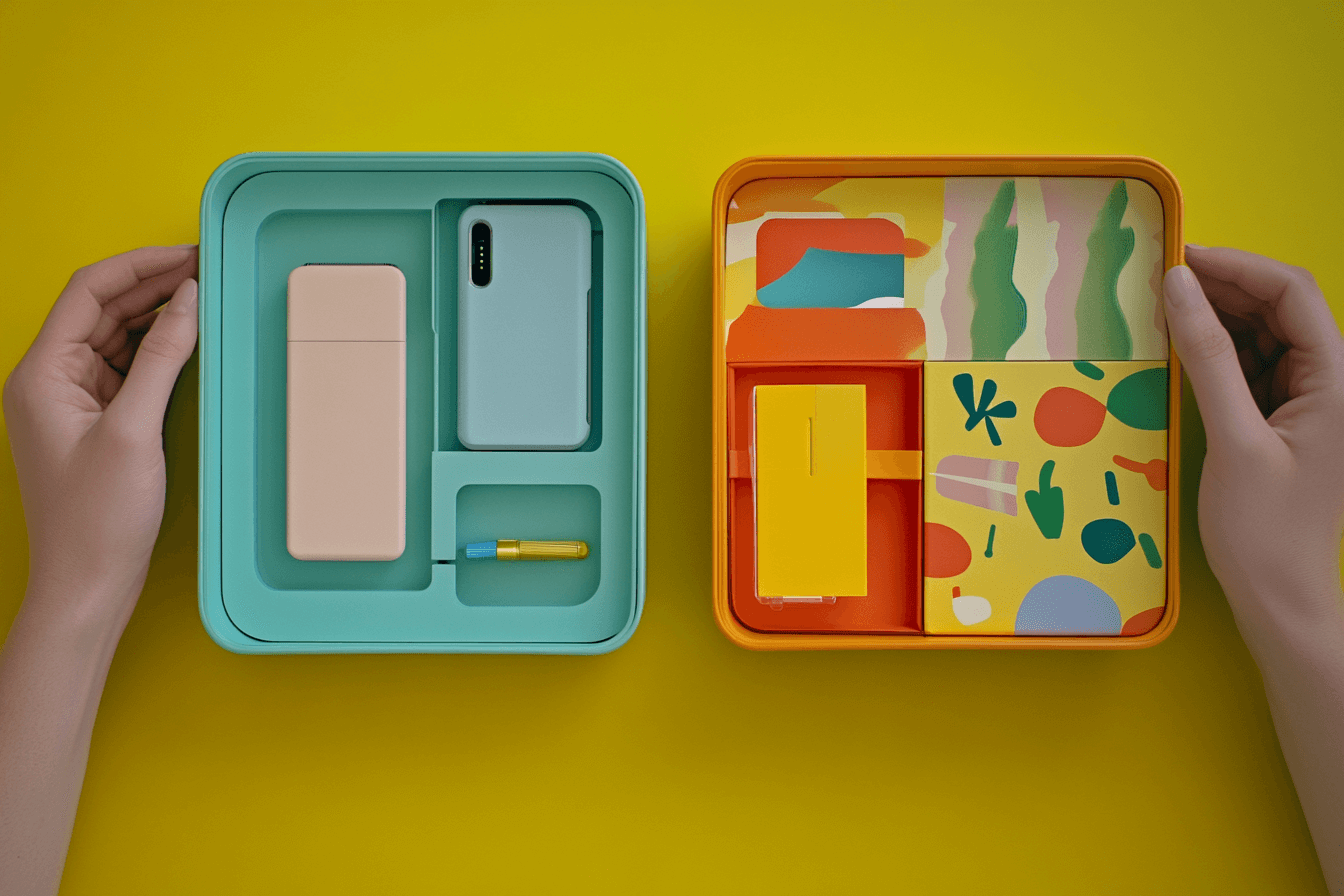 Toy box vs. tech box