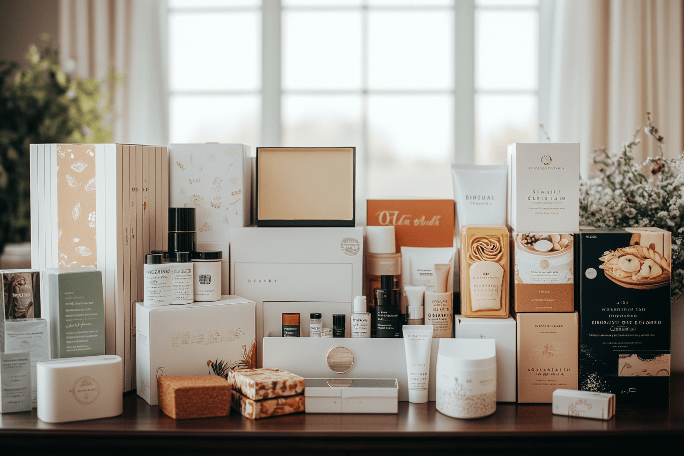 Beauty product packages