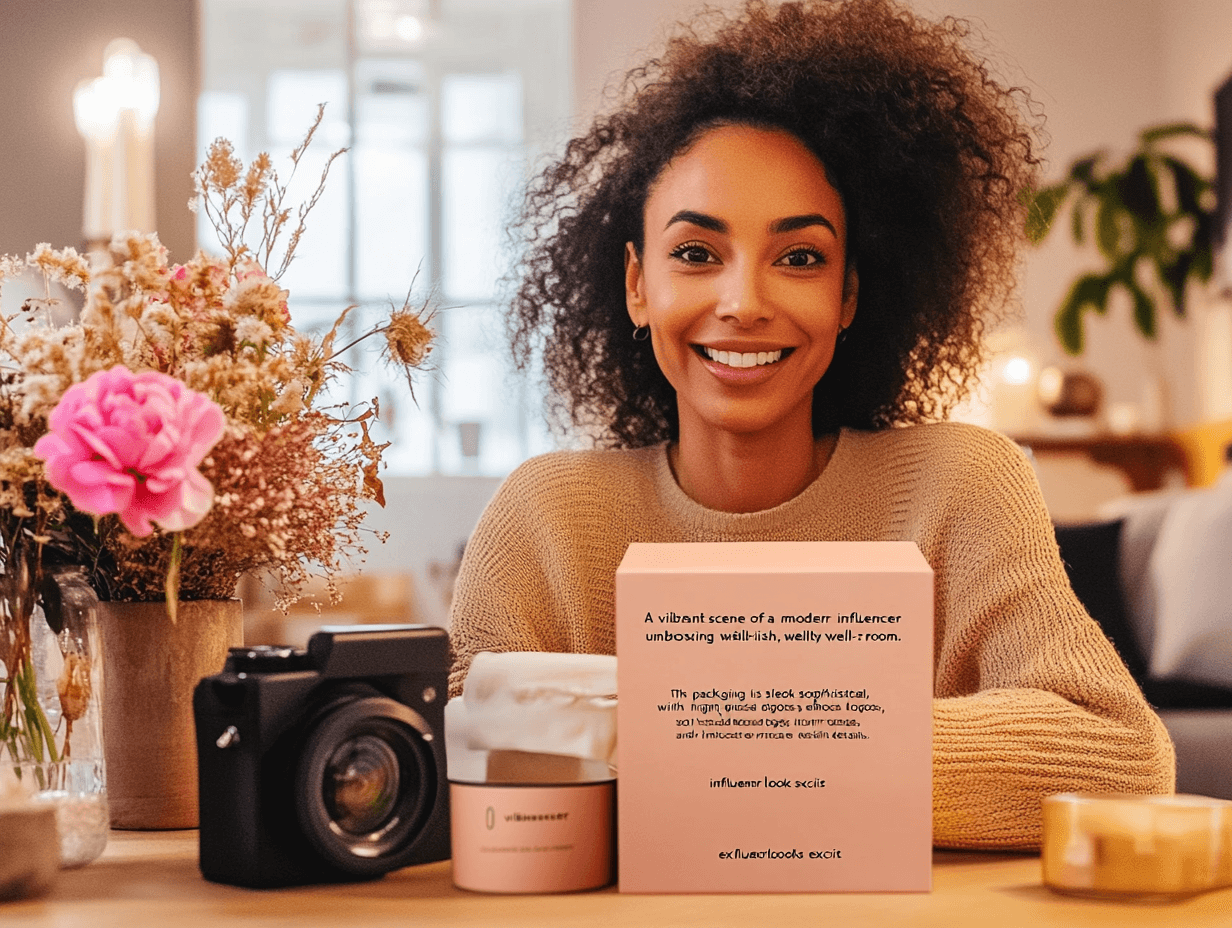 influencer unboxing