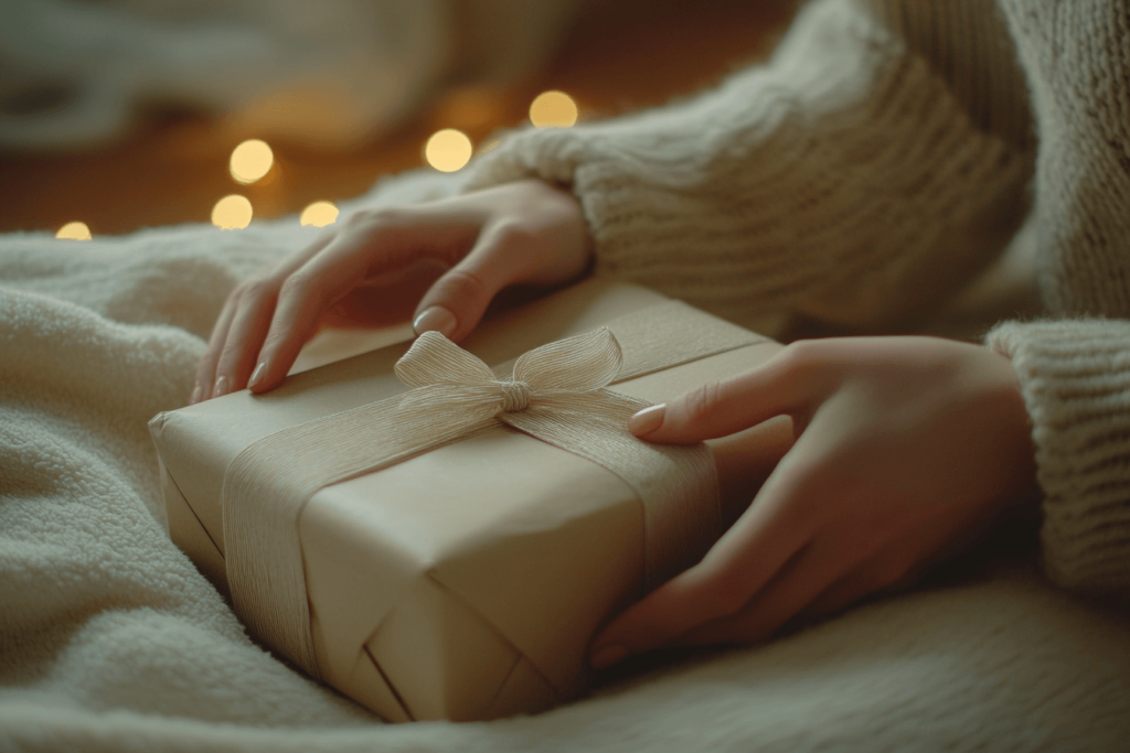 box with a ribbon