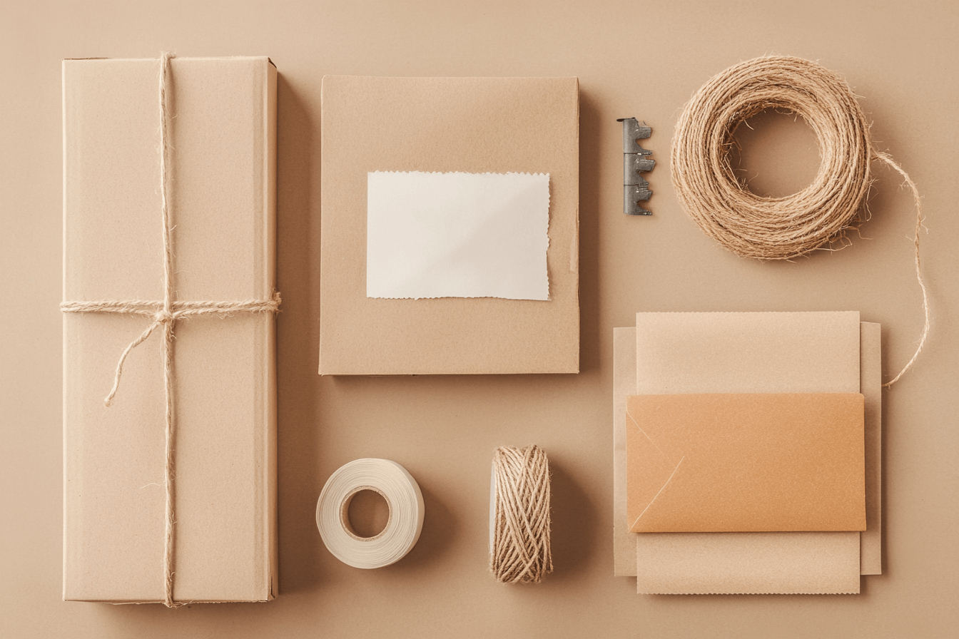 cardstock with thread